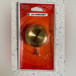 Le Creuset gold cookware knob (medium 1.9 in, 47 mm)